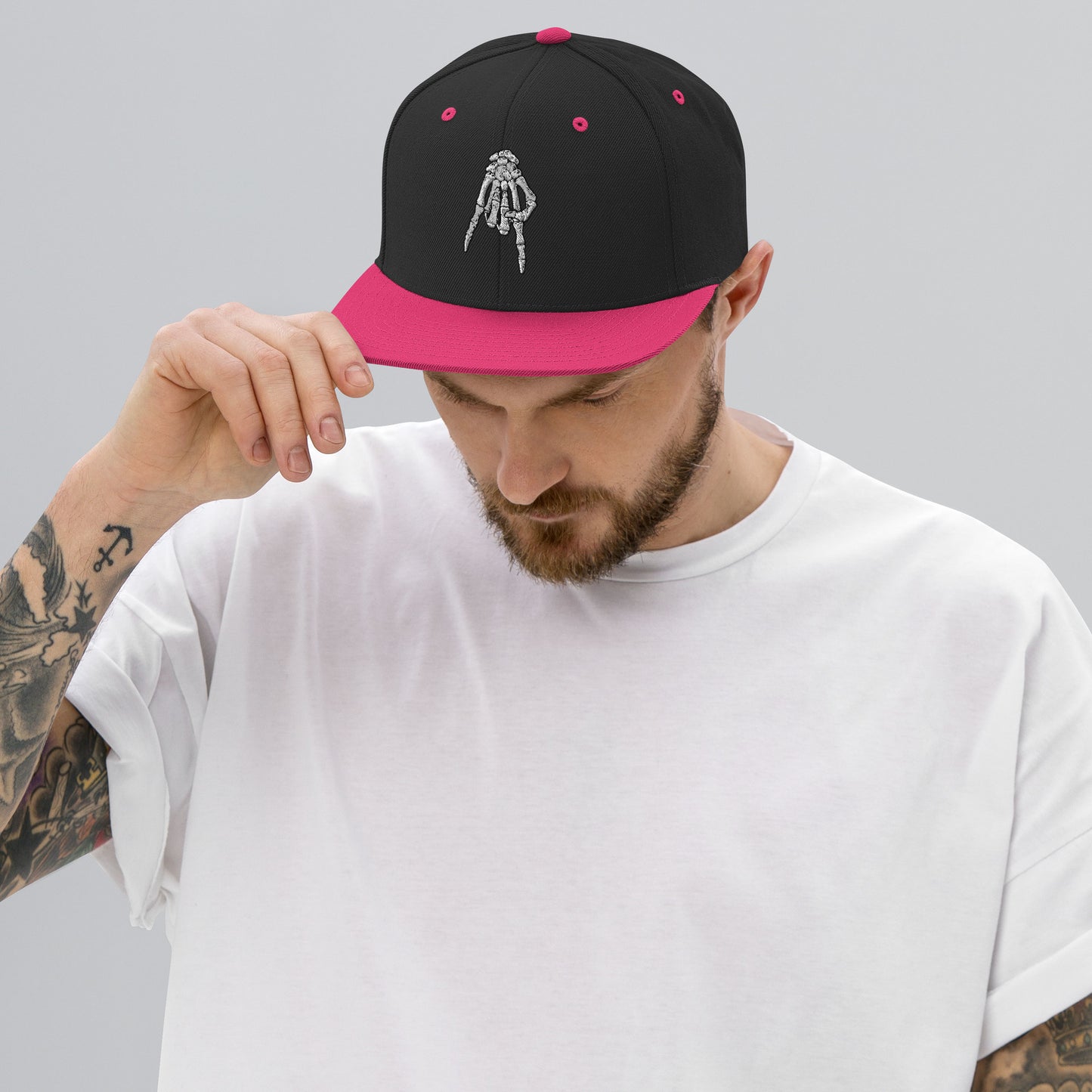 Horns Down Snapback Hat