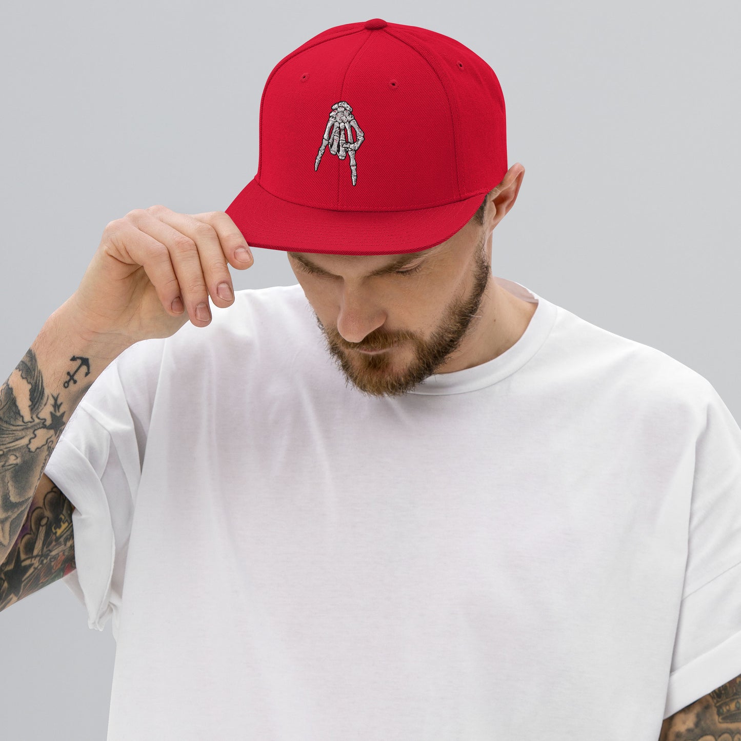 Horns Down Snapback Hat