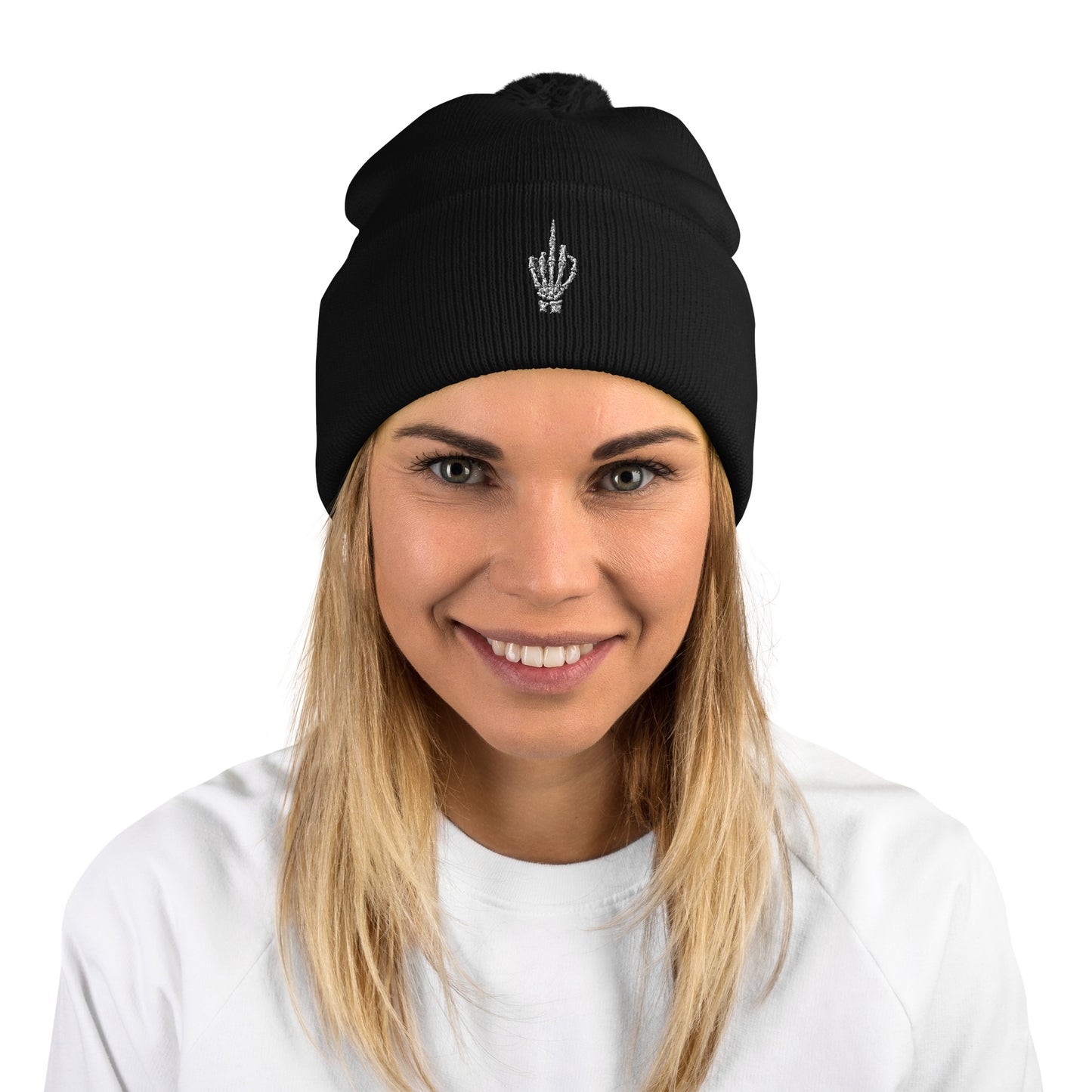 Eff Off Pom-Pom Beanie